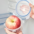 thumbnail image 5 of HomelyJoy Onion Keeper & Fruit Saver Containers for Refrigerator, Vegetable Food Storage Containers with Vent Lids, Extend Freshness for Onion, Potato, Tomato, Lemon, Apple, 5 of 6