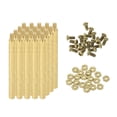 thumbnail image 1 of Uxcell Écrous de Vis en Laiton pour Entretoise Hexagonale, Kit d'Assortiment de Vis Hexagonale M2*30+3, 1 of 7