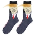 thumbnail image 3 of Calcetines Con Pelo Falso 3D para Hombres Y Mujeres (gris) Blanco, 3 of 6