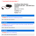 thumbnail image 2 of Front Blower Motor Resistor - Compatible with 2001 - 2006 GMC Sierra 2500 HD 2002 2003 2004 2005, 2 of 2