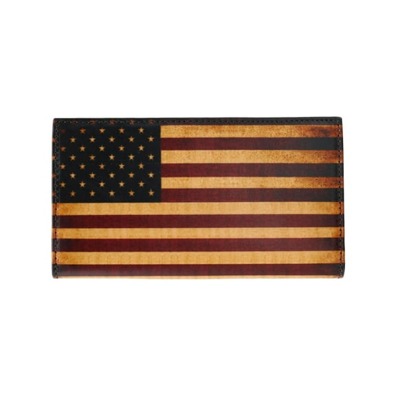 Nocona Men's Vintage American Flag Rodeo Wallet N5416497