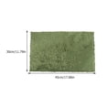 thumbnail image 2 of Minkissy Fake Grass Turf Turtle Tank Decorations Olive Green 1Pcs, 2 of 8