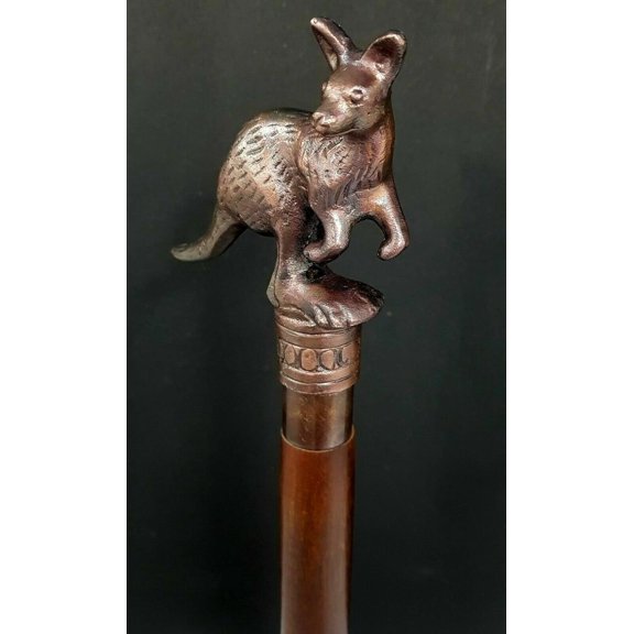 Walking Stick Cane, Exclusively Newly Designed Kangaroo Handle Walking Stick Wands, Wooden Cane, Best Handmade Christmas Gift
