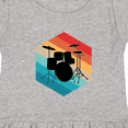 thumbnail image 4 of Inktastic Drummer Retro Drum Set Girls Toddler Dress, 4 of 5