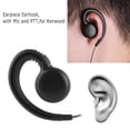 thumbnail image 2 of 2 Auricular Gancho 180 Giratorio con Micrófono y PTT para Kenwood Way Radio 2pcs JShteea  El nuevo, 2 of 3