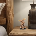 thumbnail image 4 of Mama Moose and Baby Figurine – Resin Wildlife Sculpture Showcasing a Mother’s Love –Tabletop Décor for Cabin, Lodge, or Home – Heartwarming Gift for Moms, Nature Enthusiasts, and Collectors, 4 of 9