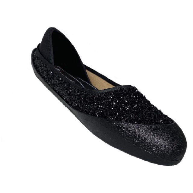 Balerina para dama Roommie Negro party 22 CM Con Doble Suela