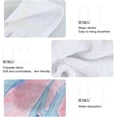 thumbnail image 5 of GZHJMY Abstract Fluid Marble Pastel Fingertip Hand Towel Set of 2 Ink Marble Kitchen Hanging Tie Towel Blue Pink Soft Absorbent Hand Towels for Bathroom Accessories, 5 of 7
