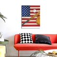 thumbnail image 4 of Gaeub American Flag And Baseball Print Modern Canvas Wall Art Prints,Artwork Abstract Paintings,Canvas Decorative,Pictures on Canvas for Home Decorations,Wall Decor, 4 of 6