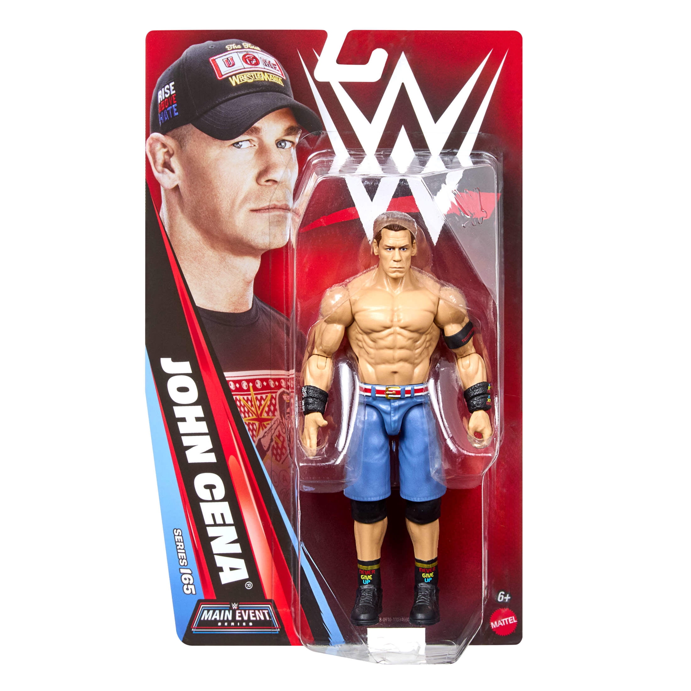 WWE John Cena Action Figure, Main Event Series #165, 6-inch Collectible with Articulation