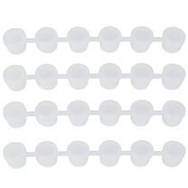 50 Strips Empty Paint Cup Pots Clear Storage Containers Mini Painting Pot 3Ml/ 0.1 Oz