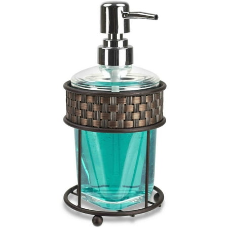 Home Basics Weave Soap Dispenser