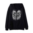 thumbnail image 4 of Puntoco, sudadera de calavera oscura de otoño/invierno para mujer, sudadera con capucha para hombre y mujer, sudadera gótica de pareja Harajuku, sudadera con cremallera de gran tamaño, liquidación Puntoco Puntoco-2196, 4 of 9