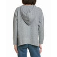 thumbnail image 2 of Gracia womens  Wool-Blend Hoodie, m, Gray, 2 of 3