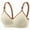 Beige, variant on Women's T Shirt Bra Underarm-Smoothing with Seamless Stretch Wireless Lightly Lined Comfort Bra