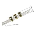 thumbnail image 3 of Uxcell Terminal Block Connector Bar 3 Positions Single Row Ground Wire Straight Electric Barrier Bar 3pcs, 3 of 5