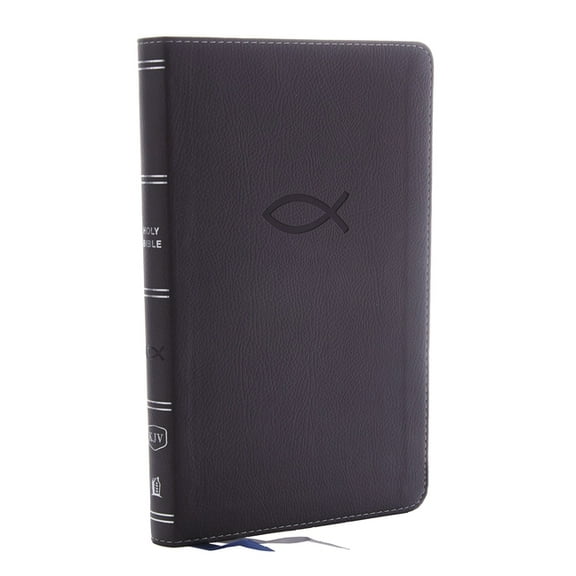 Kjv, Thinline Bible Youth Edition, Leathersoft, Gray, Red Letter Edition, Comfort Print, (Hardcover)