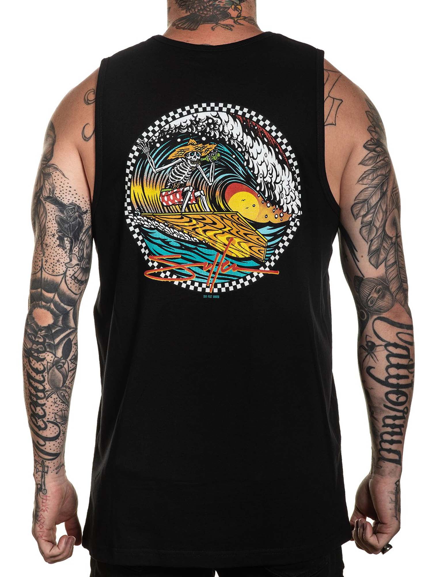 Sullen Sullen Men's Pitted Skeleton Surfing Tank Top