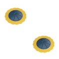 thumbnail image 3 of Cubierta de drenaje de suelo Ounissouiy colador desodorante antiobstrucción 2Conjunto Amarillo azul, 3 of 6