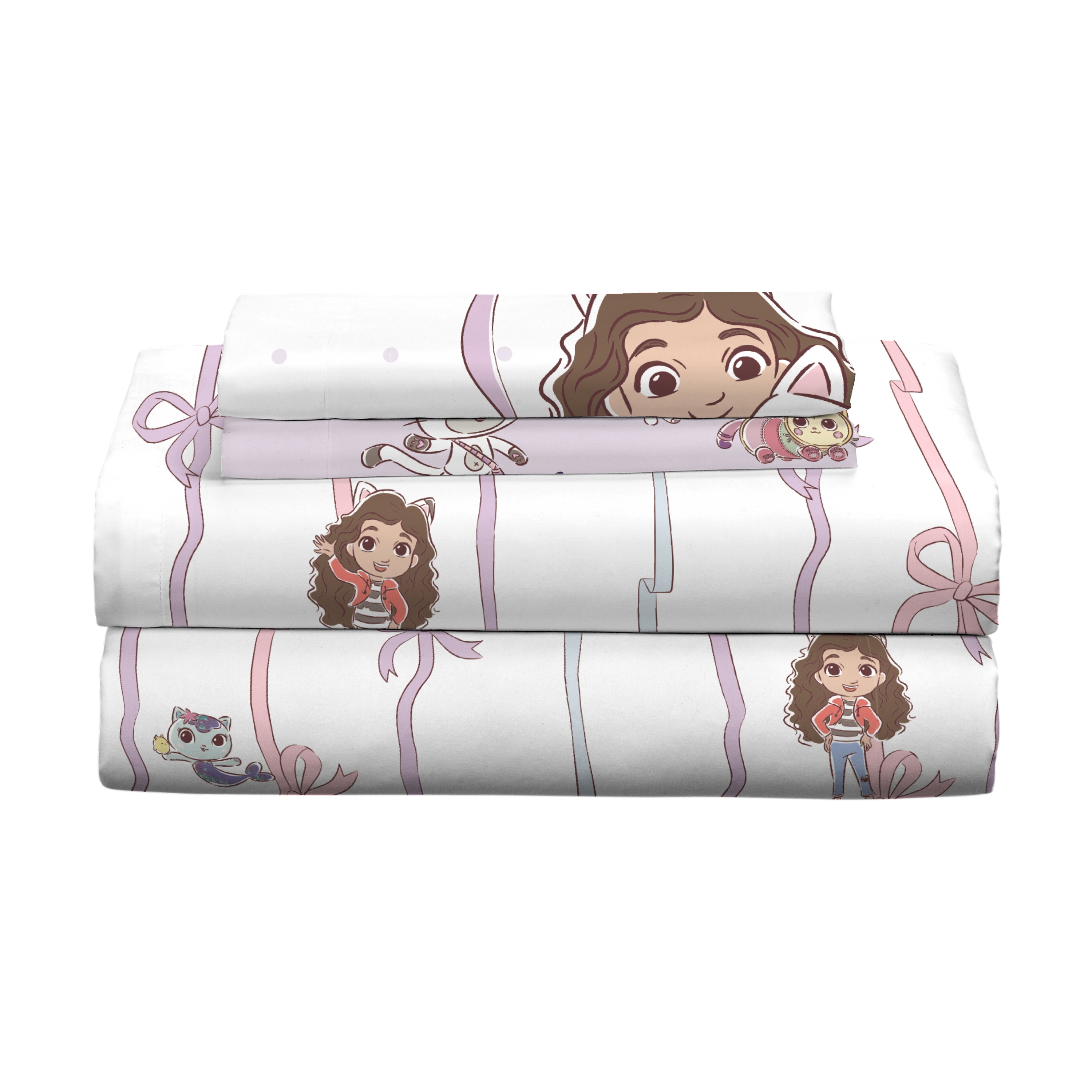 Gabby's Dollhouse Kids 4 Piece Sheet Set, Full