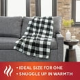 thumbnail image 2 of Sunbeam Black Buffalo Heated Throw, 2 of 8