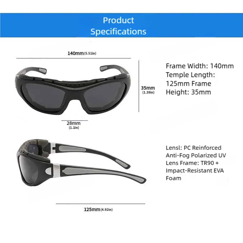 High Clarities UV400 Safety Glasses With Coating Sunlight Protections PC EVA Eyewears For Outdoor Activitie