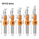 thumbnail image 2 of Woodworking Drill Bit Set, 5 Piece Countersink Drill Bit Set, Hss Woodworking Countersink, Countersink Countersink Taper Drill Bit For Wo, 2 of 3