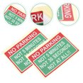 thumbnail image 3 of 2pcs Creative Personalized Car Signs No Parking Safety Warnings Notice Stickers, 3 of 8