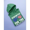 thumbnail image 3 of Stayin' Fly 4Th July Glasses Hoodie Men -Image by Shutterstock, Male 4X-Large, 3 of 4
