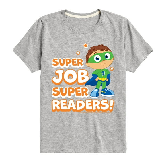 Super Why - Super Job Super Readers - Toddler And Youth Short Sleeve Tee