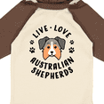 thumbnail image 4 of Inktastic Live Love Australian Shepherds Boys or Girls Long Sleeve Baby Bodysuit, 4 of 5