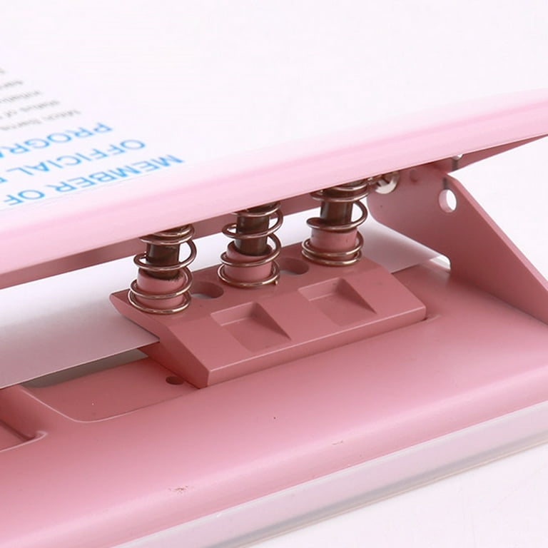 Holes Puncher Anti-slip 6 Holes Durable Paper Punch Tool with Positioning  Ruler Book Hole Punchers