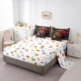 thumbnail image 3 of Homewish Grunge Skull 7-Piece Twin Bedding,Sunflowers Floral Bedding Comforter Set,Halloween Bed Set,Halloween Reversible, 3 of 8