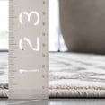 thumbnail image 6 of Well Woven Lev Ivory & Grey Links Geometric Area Rug 6'7" x 9'3", 6 of 7