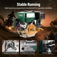 thumbnail image 5 of BFO 420cc 15HP OHV Horizontal Gasoline Engine Motor Electric Start Log Splitter, 5 of 6