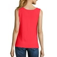 thumbnail image 2 of Hanes Women`s Mini-Ribbed Cotton Tank, S, Red Spark, 2 of 2