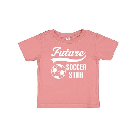 

Inktastic Future Soccer Star Ball Sports Gift Baby Boy or Baby Girl T-Shirt