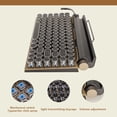 thumbnail image 2 of Clavier Machine à Écrire, Touches Rondes/rétroéclairé Blanc/compact 75 % Disposition pour Windows/Mac/PC/Ordinateur Portable (Couleur Grain de Bois), 2 of 6