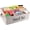 Khaki Stripe-1 Pack, variant on Snack Organizer for Countertop, Fabric Snack Organizer with Handles, 6 Compartment Snack Box Container Snack Basket, Snack Bar Station, Kitchen Pantry Organization and Storage - Khaki