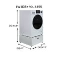 thumbnail image 6 of Equator COMPLETE LAUNDRY SET Sani Washer 1.9cf 110V +Vented Dryer 220V+ Pedestals, 6 of 12