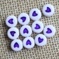 thumbnail image 2 of FONDOTIN 100Pcs Assorted Color Heart Beads Jewelry Making Beads Set Acrylic Beading Kit for Craft and Design, 2 of 8