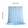 thumbnail image 3 of Outdoor Rod Pocket Curtains, 63x106 inch Fade Resistant Patio Drapes for Pergola Gazebo Porch Cabana, Waterproof Privacy Panel for Outside Garden Sunroom, 3 of 6