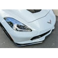 thumbnail image 5 of For 2014-2019 Chevrolet Corvette C7 | Z06 Stage 2 Style ABS Plastic Painted Carbon Flash Front Bumper Lower Lip Splitter with Carbon Fiber Side End Cap Extensions Pair, 5 of 12