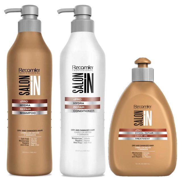 Recamier Professional Salon In +Pro kit de Réparation Capillaire Hydra - 40373-Lot de 3