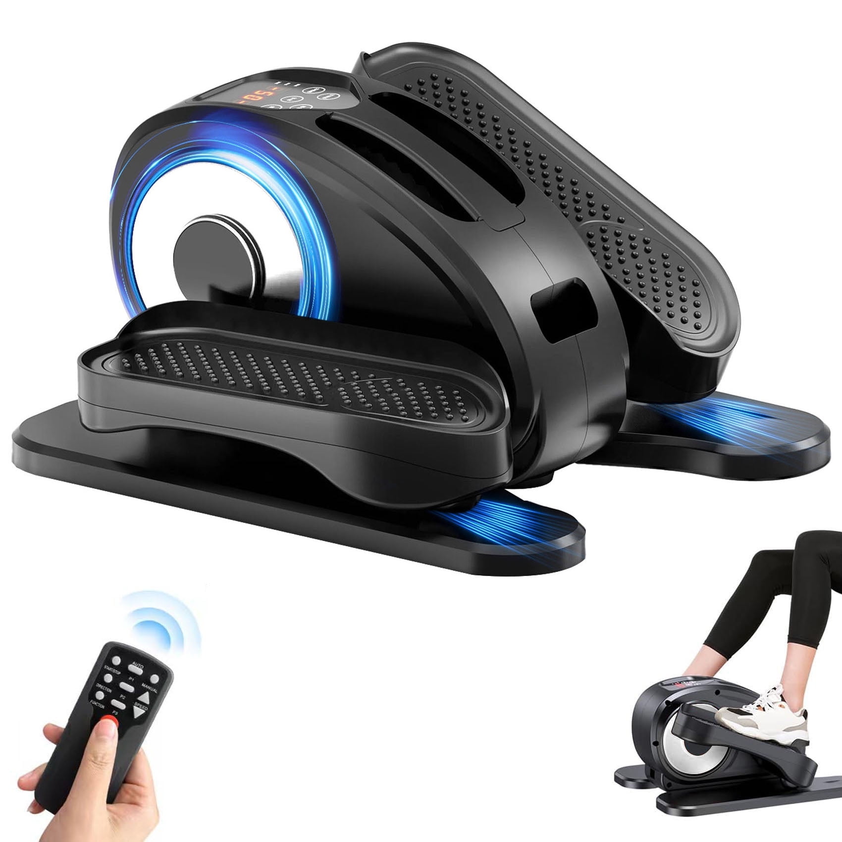 Sunny Health & Fitness Portable Under Desk Elliptical