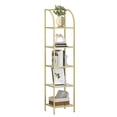 thumbnail image 6 of Bookcase Bookshelf, Tempered Glass Arched Bookshelf for More Storage, 6 of 7