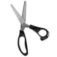 thumbnail image 4 of Fabric Decorative Pinking Shears Scissors Stainless Steel Blades for Professional Dressmaking Triangle Round Edge 3 5 7mm 23 Cm, 4 of 7