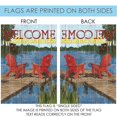 thumbnail image 5 of Toland Home Garden Rustic Cabin Living-Welcome to the Adirondacks Lake Flag Double Sided 12x18 Inch, 5 of 5