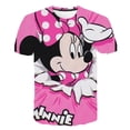 thumbnail image 1 of Camisetas de dibujos animados de Disney Mickey Mouse disfraces niñas 2023 las nuevas camisetas de verano ropa de moda de manga corta Casual Tee-Shirt6T Gao Jinjia LED, 1 of 1