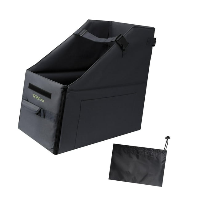 Caja de almacenamiento plegable para bicicletas de 14 a 16 pulgadas, estuche de viaje para exteriores, organizador de bicicletas. Negro